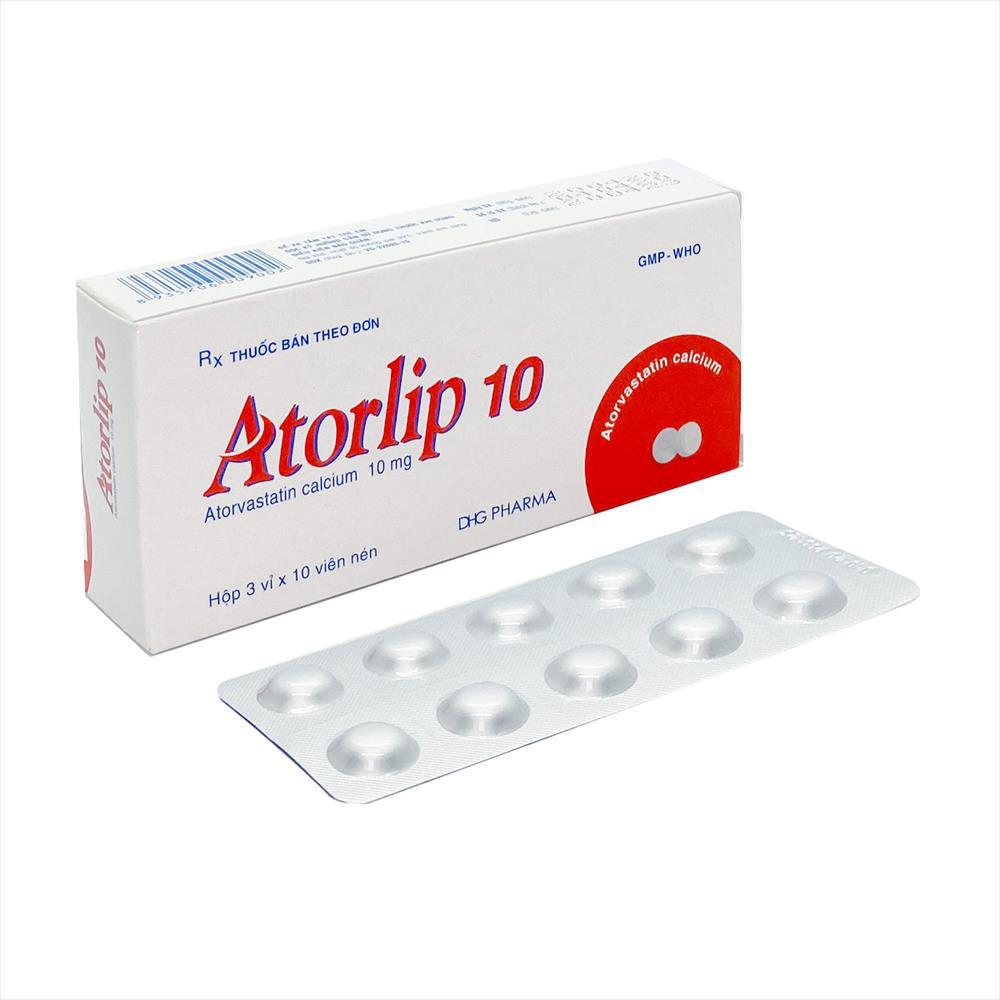 Atorlip 10 (Atorvastatin) DHG (H/30v)