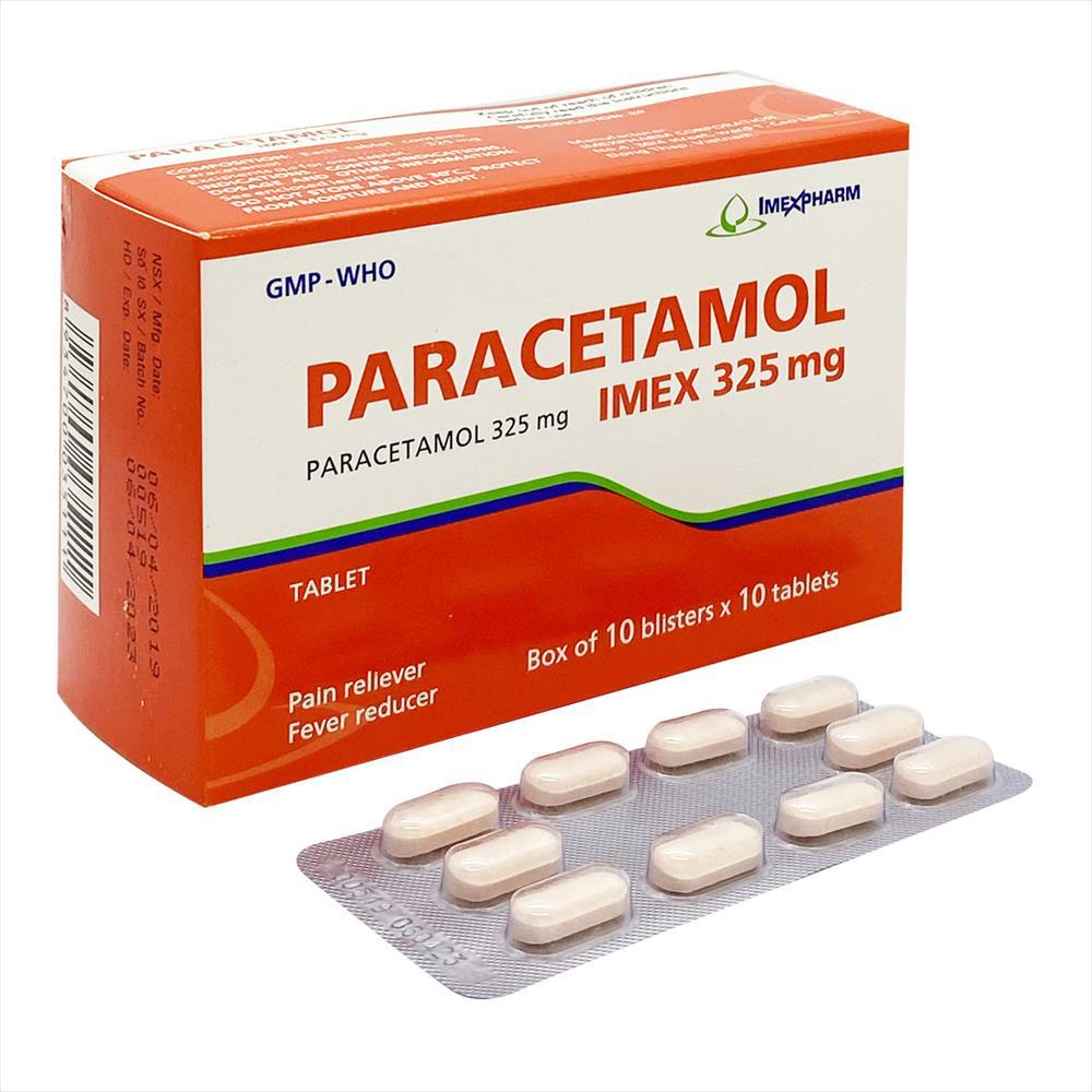 Paracetamol 325mg Imexpharm (H/100v) (Cam)