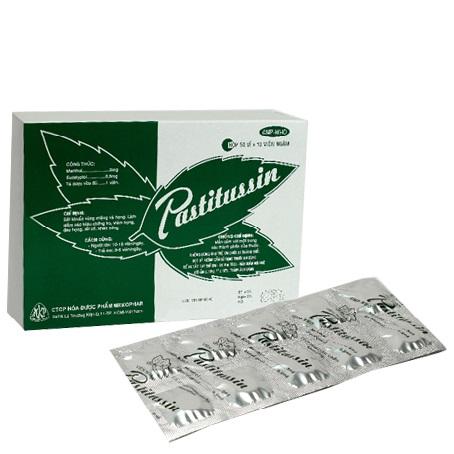 Pastitussin (Menthol, Eucalyptol) Mekophar (H/500v)