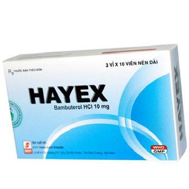 Hayex (Bambuterol) 10mg Davipharm (H/30v)