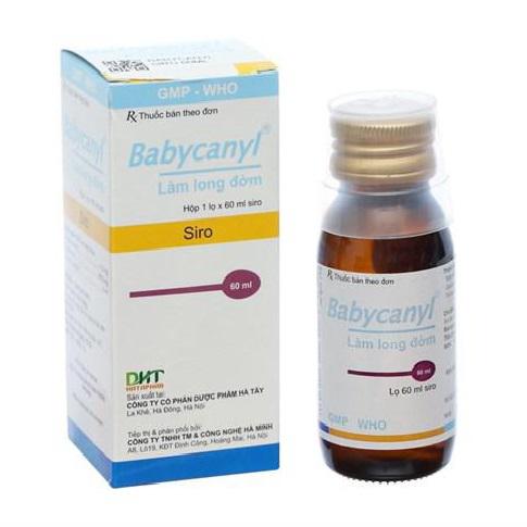 Babycanyl (Terbutalin, Guaiphenesin) Hataphar (C/60ml)