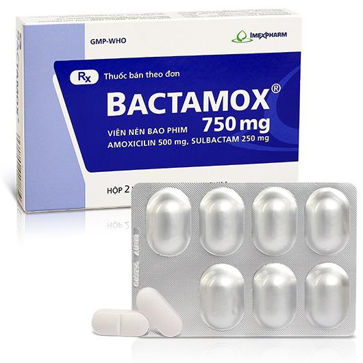 Bactamox 750mg (Amoxicillin, Sulbactam) Imexpharm (H/14v)