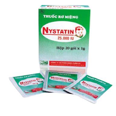 Thuốc Rơ Miệng Nystatin 25.000iu DP 3/2 (H/20g)