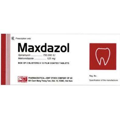 Maxdazol (Metronidazol, Spiramycin) DP 3/2 (H/20v)