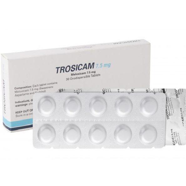 Trosicam (Meloxicam) 7.5mg Alpex (H/30v)