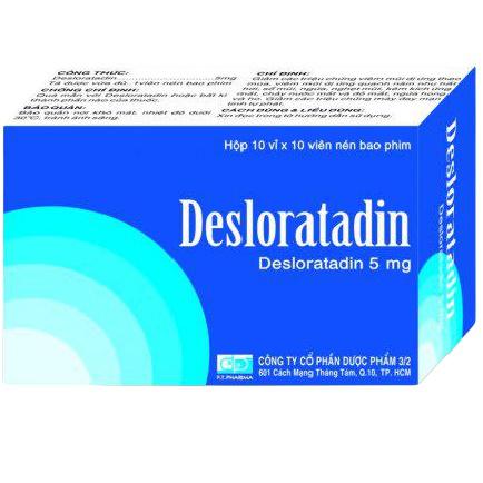 Desloratadin 5mg DP 3/2 (H/100v)