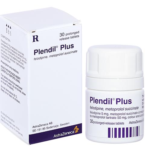 Plendil Plus (Felodipine, Metoprolol Succinate) AstraZeneca (H/30v)