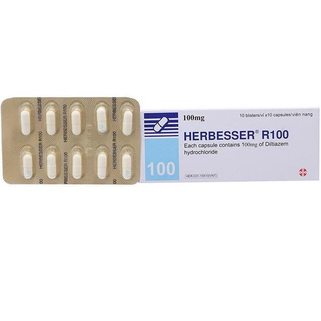Herbesser R100 (Diltiazem) 100mg Tanabe (H/100v)