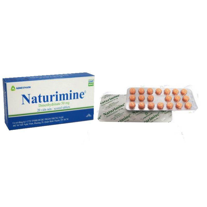 Naturimine (Dimenhydinat) 50mg Agimexpharm (H/20v)