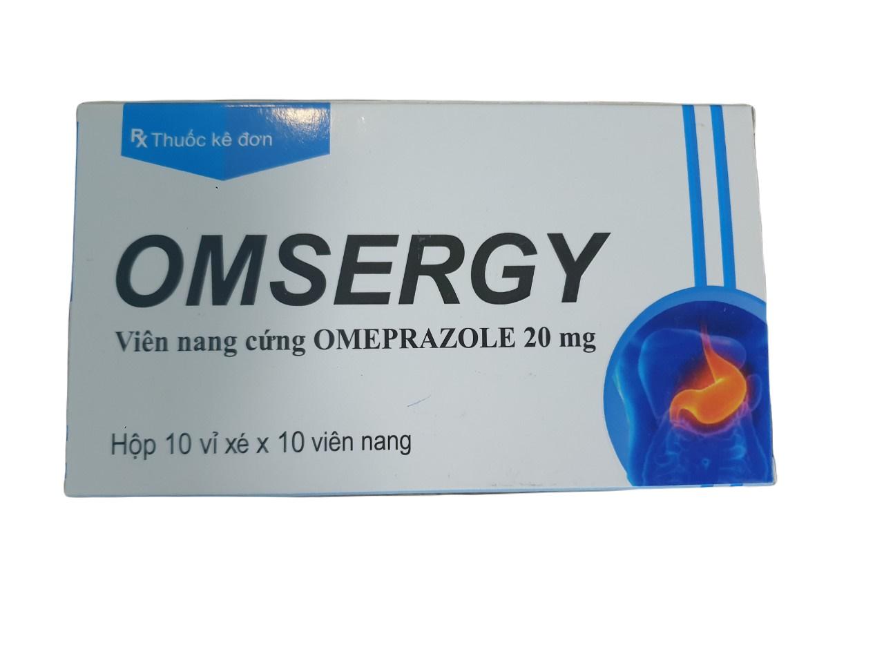 Omsergy (Omeprazole) 20mg Saga (H/100v)