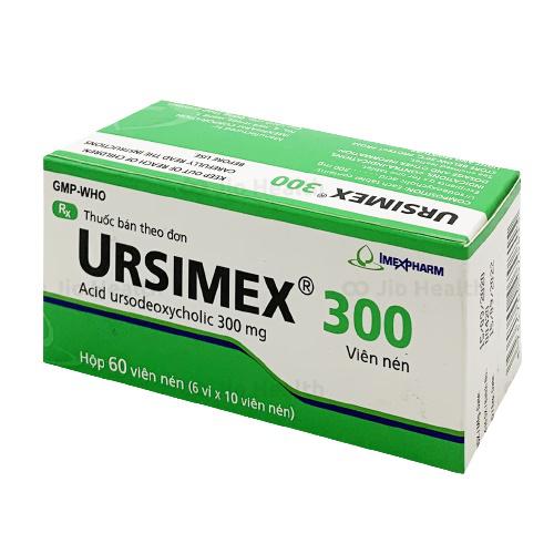 Ursimex 300mg (Acid Ursodeoxycholic) Imexpharm (H/60v)