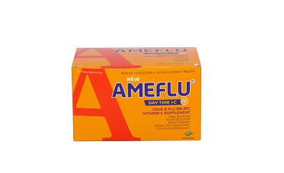 New Ameflu Ban Ngày +C (Paracetamol, Clorpheniramin, Dextromethorphan) OPV (H/100v)