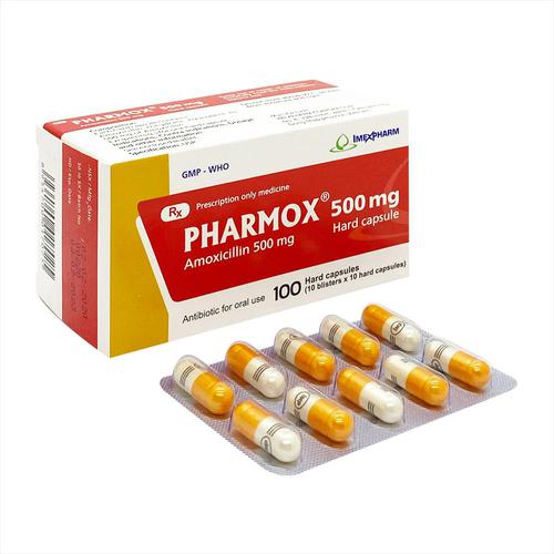 Pharmox 500 (Amoxicillin) Imexpharm (H/100v)