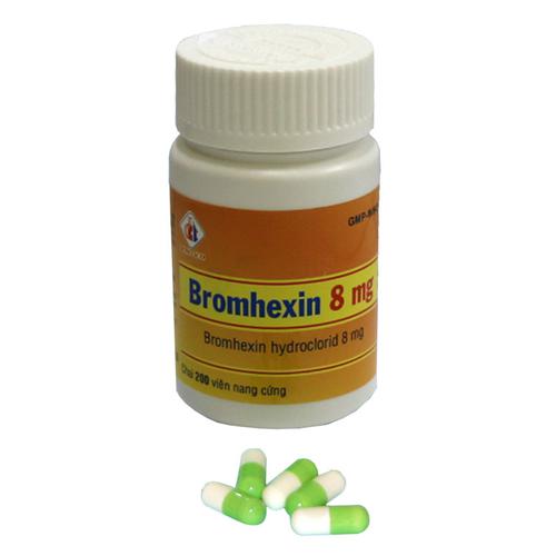 Bromhexin 8mg Domesco (C/200v) (Viên Nén)