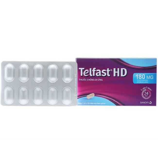 Telfast HD (Fexofenadin) 180mg Sanofi (H/10v)