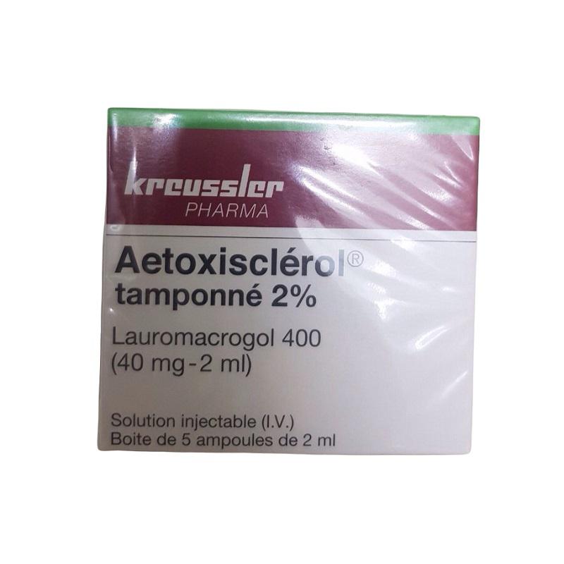 Aetoxisclerol 2% (Lauromacrogol) Hộp 5 ống