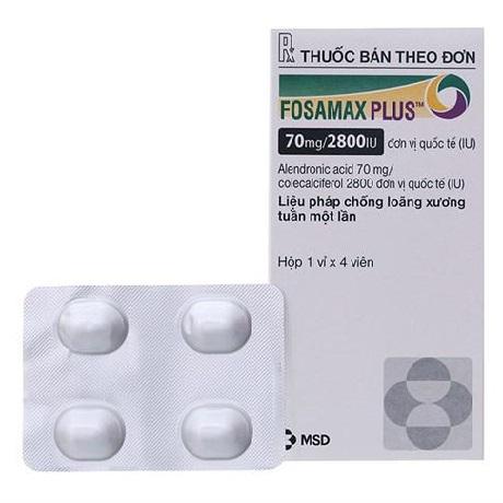 Fosamax Plus 70mg/2800IU (Alendronic, Vitamin D3) MSD (H/4v)