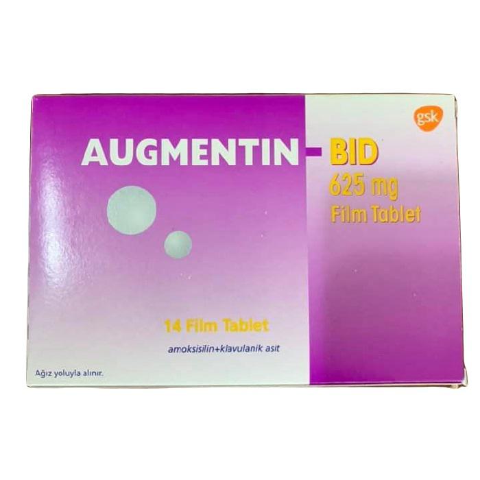 Augmentin BID 625mg (Amoxicillin, Acid Clavulanic) GSK (H/14v)TNK