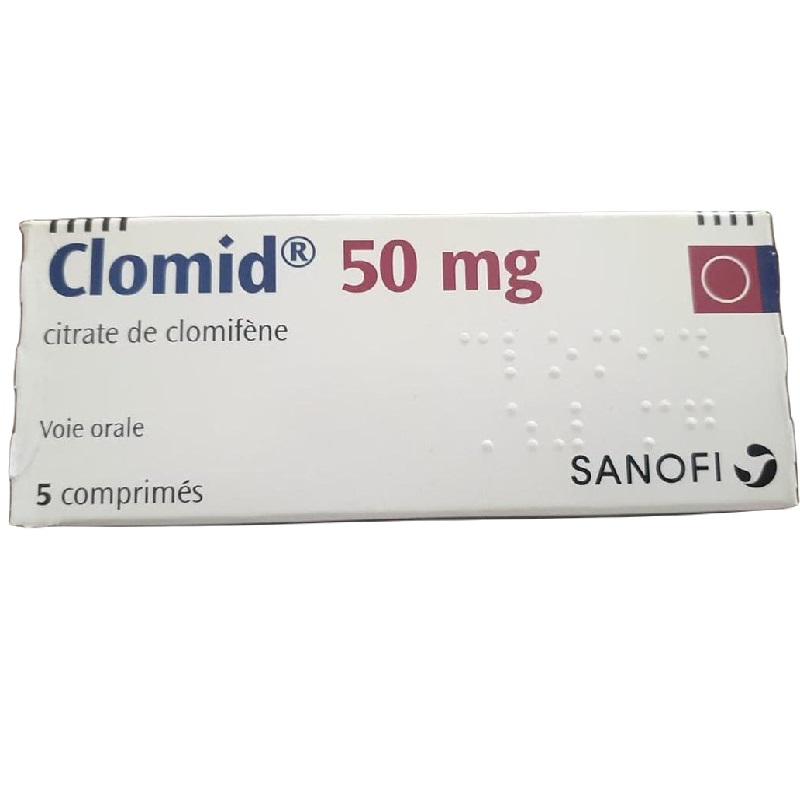 Clomid 50mg (Clomiphene citrate) Hộp 5 viên
