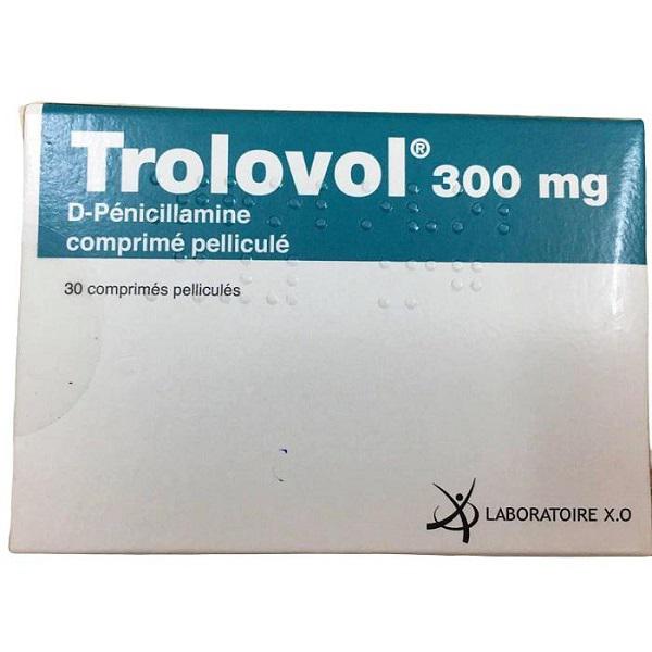 Trolovol  300mg (Penicilamine) LABORATOIRE Hộp 30 viên
