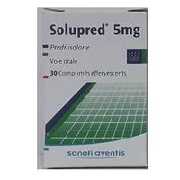 Solupred 5mg (Prednisolone) Sanofi France(C/30V)