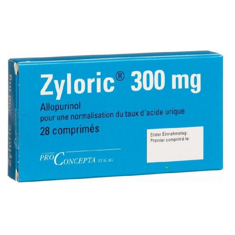 Zyloric 300mg (Allopurinol) Aspen (H/28v) Pháp