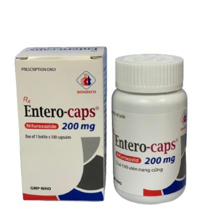 Entero Caps Nifuroxazide 200mg Domesco (c/100v)