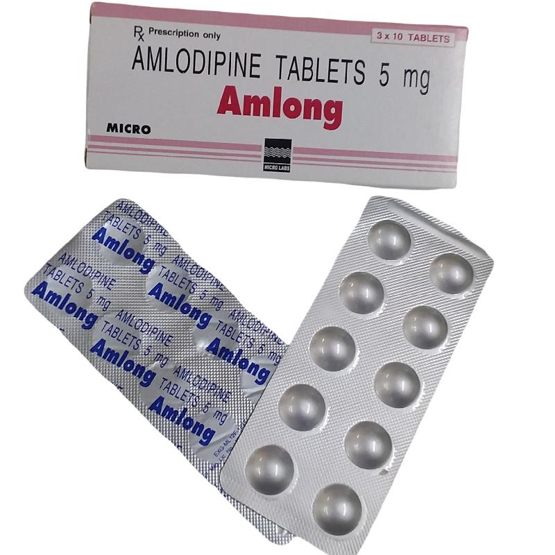 Amlong 5 (Amlodipine) Micro Labs (H/100v)