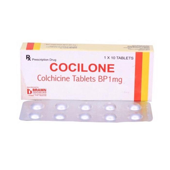 Cocilone 1mg (Colchicin) Brawn (Lốc/10h/10v)