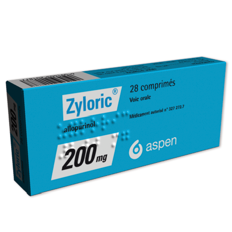 Zyloric 200mg (Allopurinol) Aspen (H/28v) Pháp