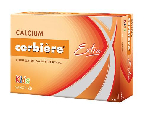 Calcium Corbiere Kids Extra (hộp/30 ống/5ml)