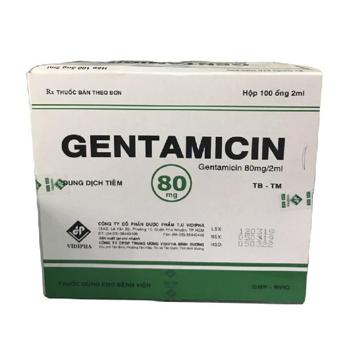 Gentamicin 80mg/2ml Vidipha (H/100o/2ml)