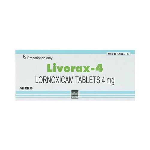Livorax-4 (Lornoxicam) Micro Labs (H/100v)