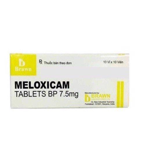 Meloxicam Tablets BP 7.5mg Brawn (H/100v)