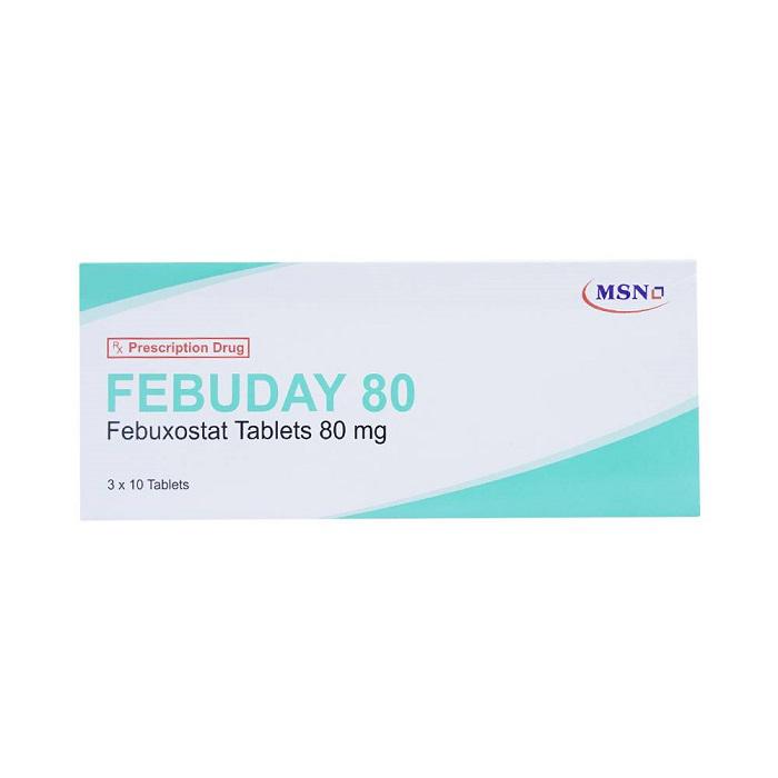 Febuday (Febuxostat) 80mg MSN (H/30v)