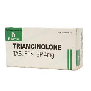 Triamcinolone Tablet BP 4mg Brawn (H/100v)