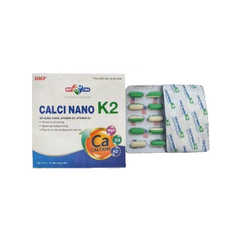 Calci Nano K2 Mediphar (H/100v) (Xanh Trắng)