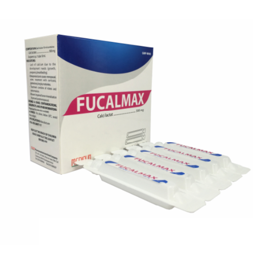 Fucalmax (Calci Lactat) 500mg Medisun (H/20o/10ml)