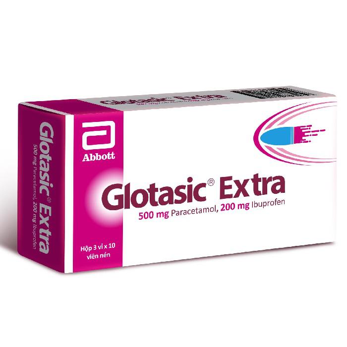Glotasic Extra (Paracetamol, Ibuprofen) Glomed (H/30v)