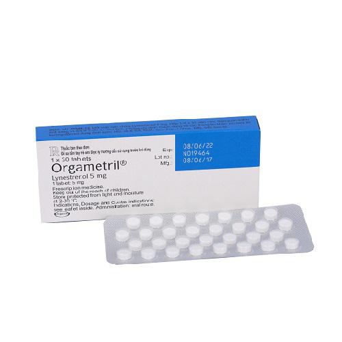 Orgametril (Lynestrenol) 5mg Organon (H/30v)