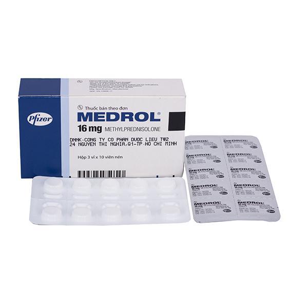 Medrol 16mg (Methylprednisolone) Pfizer (H/30v)