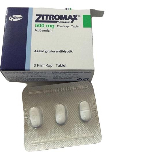 Zitromax (Azithromycin) 500mg Pfizer (H/3v) TNK
