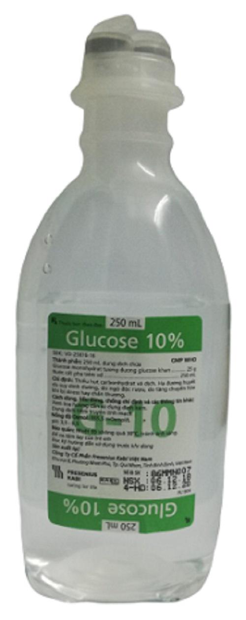 Glucose 10% bidiphar (thùng 30 chai 250ml)