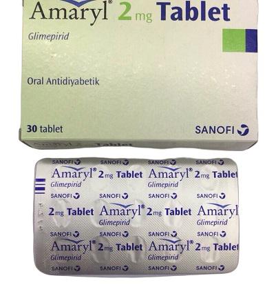 Amaryl 2mg (Glimepirid) Sanofi (H/30v) TNK