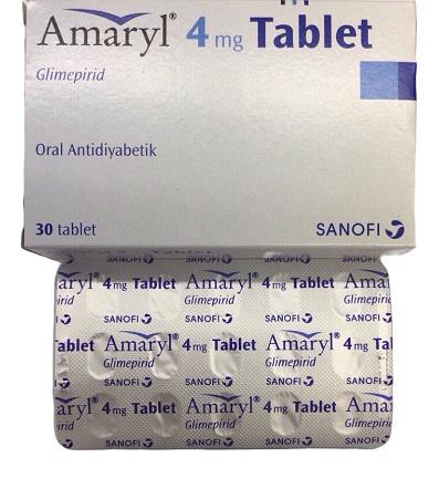 Amaryl 4mg (Glimepirid) Sanofi (H/30v) TNK