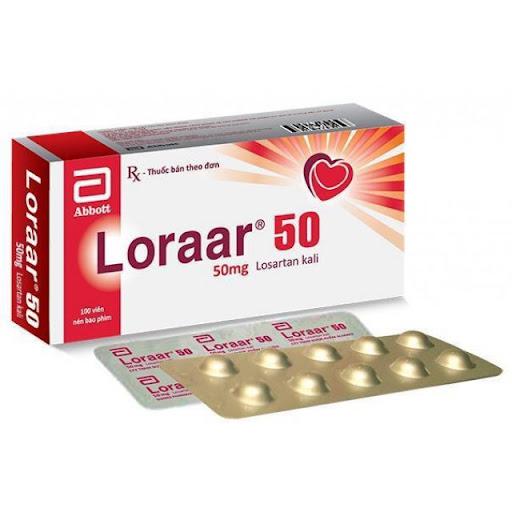 Loraar 50mg (Losartan Kali) Glomed (h/30v)