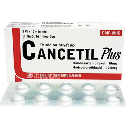 Cancetil Plus 16/12.5 (Candesartan, Hydroclorothiazid) Shinpoong (H/30v)