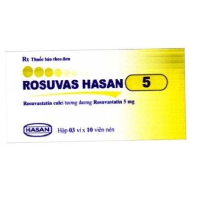 Rosuvas 5mg (Rosuvastatin) Hasan (H/30v)
