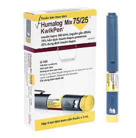 Insulin Humalog mix 75/25 Kwikpen (H/5 bút)