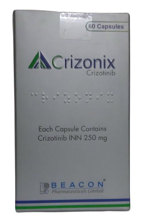 Crizonix 250mg (Crizotinib) BEACON Hộp 28 viên
